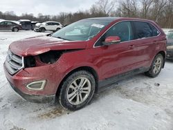 Salvage cars for sale at Ellwood City, PA auction: 2015 Ford Edge SEL