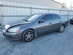 Honda Accord ex salvage cars for sale: 2007 Honda Accord EX