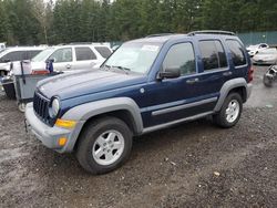 Jeep salvage cars for sale: 2005 Jeep Liberty Sport