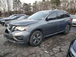 Salvage cars for sale from Copart Austell, GA: 2017 Nissan Pathfinder S