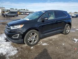 Salvage cars for sale at Harleyville, SC auction: 2018 Ford Edge Titanium