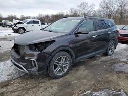 Hyundai Santa fe salvage cars for sale: 2018 Hyundai Santa FE SE Ultimate