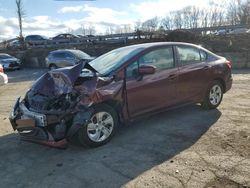 Salvage cars for sale at Marlboro, NY auction: 2014 Honda Civic LX