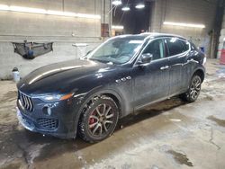 Salvage cars for sale at Angola, NY auction: 2017 Maserati Levante S