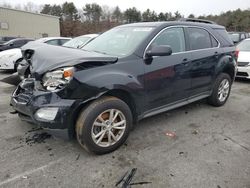 Salvage cars for sale at Exeter, RI auction: 2017 Chevrolet Equinox LT