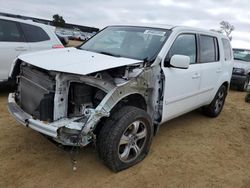 Salvage cars for sale at American Canyon, CA auction: 2012 Honda Pilot EXL