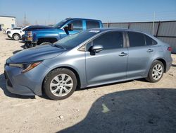 Salvage cars for sale at Grand Prairie, TX auction: 2021 Toyota Corolla LE