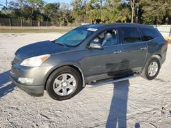 Salvage cars for sale at Fort Pierce, FL auction: 2011 Chevrolet Traverse LT