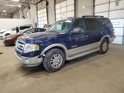 Ford Expedition salvage cars for sale: 2007 Ford Expedition Eddie Bauer