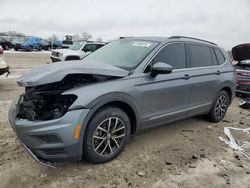 Salvage cars for sale at West Warren, MA auction: 2021 Volkswagen Tiguan SE