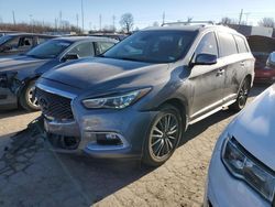 Salvage cars for sale at Bridgeton, MO auction: 2016 Infiniti QX60