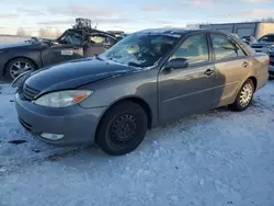 Salvage cars for sale at Wayland, MI auction: 2004 Toyota Camry LE