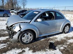 Volkswagen salvage cars for sale: 2001 Volkswagen New Beetle GLS