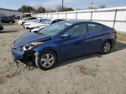 Salvage cars for sale from Copart Sacramento, CA: 2015 Hyundai Elantra SE