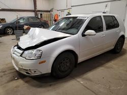 Volkswagen Golf salvage cars for sale: 2008 Volkswagen City Golf