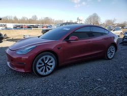 Salvage cars for sale at Hillsborough, NJ auction: 2021 Tesla Model 3