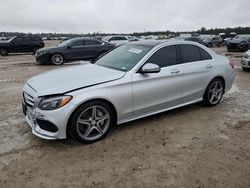 Salvage cars for sale at Houston, TX auction: 2016 Mercedes-Benz C300