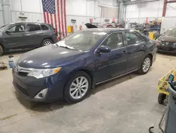 Salvage cars for sale at Mcfarland, WI auction: 2014 Toyota Camry L