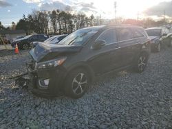 Salvage cars for sale at Mebane, NC auction: 2016 KIA Sorento EX