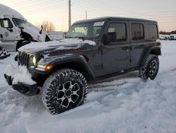 Jeep Wrangler salvage cars for sale: 2021 Jeep Wrangler Unlimited Rubicon