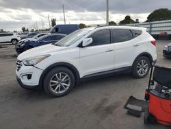 Salvage cars for sale from Copart Miami, FL: 2014 Hyundai Santa FE Sport