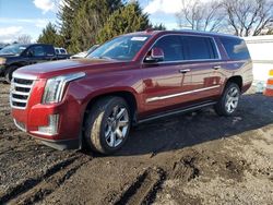 Salvage cars for sale at Finksburg, MD auction: 2016 Cadillac Escalade ESV Premium