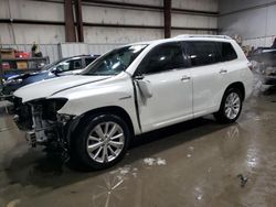 Salvage cars for sale at Rogersville, MO auction: 2008 Toyota Highlander Hybrid Limited