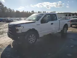 Salvage trucks for sale at Windham, ME auction: 2017 Ford F150 Super Cab