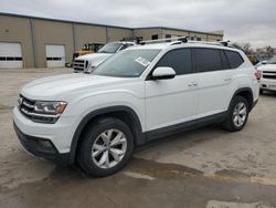 Salvage cars for sale at Wilmer, TX auction: 2018 Volkswagen Atlas SE