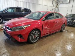 Salvage cars for sale at Franklin, WI auction: 2022 KIA Forte GT