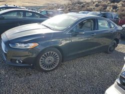 Salvage cars for sale at Reno, NV auction: 2015 Ford Fusion Titanium