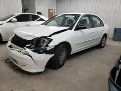 Honda salvage cars for sale: 2005 Honda Civic LX