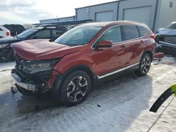 Salvage cars for sale at Wayland, MI auction: 2017 Honda CR-V Touring