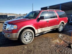 Salvage cars for sale at Colorado Springs, CO auction: 2014 Ford Expedition EL XLT