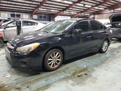 Salvage cars for sale at East Granby, CT auction: 2012 Subaru Impreza Limited