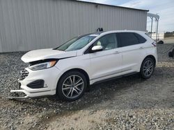 Salvage cars for sale at Tifton, GA auction: 2019 Ford Edge Titanium