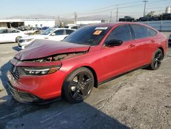 Salvage cars for sale at Sun Valley, CA auction: 2024 Honda Accord Hybrid SPORT-L