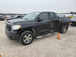 Salvage cars for sale at Houston, TX auction: 2017 Toyota Tundra Double Cab SR