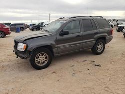 Jeep salvage cars for sale: 2002 Jeep Grand Cherokee Laredo