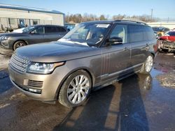 Salvage cars for sale at Pennsburg, PA auction: 2015 Land Rover Range Rover Supercharged