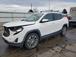 Salvage cars for sale at Littleton, CO auction: 2018 GMC Terrain SLT