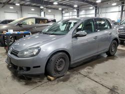 Volkswagen Golf salvage cars for sale: 2012 Volkswagen Golf