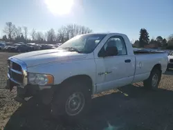 Dodge salvage cars for sale: 2005 Dodge RAM 1500 ST