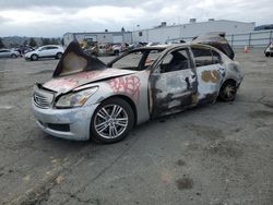 Salvage cars for sale at Vallejo, CA auction: 2008 Infiniti G35