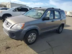 Salvage cars for sale at Martinez, CA auction: 2005 Honda CR-V LX