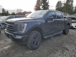 Salvage cars for sale at Graham, WA auction: 2021 Ford F150 Supercrew