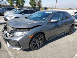 Salvage cars for sale at Rancho Cucamonga, CA auction: 2017 Honda Civic Sport