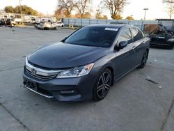 Honda salvage cars for sale: 2017 Honda Accord Sport