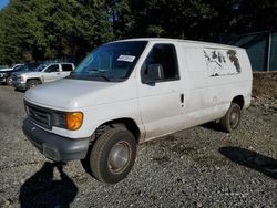 Salvage cars for sale at Graham, WA auction: 2004 Ford Econoline E250 Van