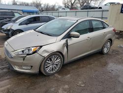 Salvage cars for sale at Wichita, KS auction: 2018 Ford Focus Titanium